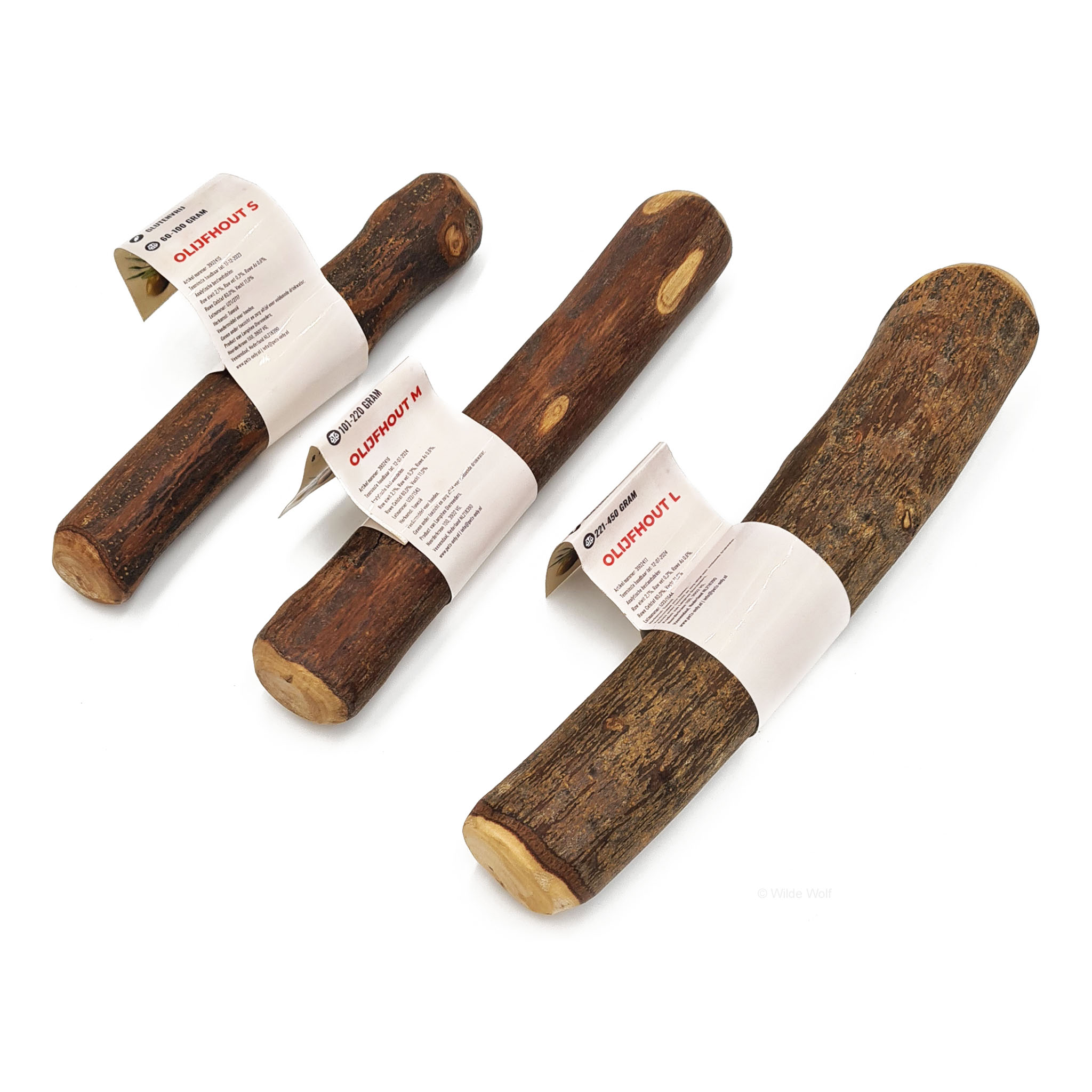 Olijfhout per stuk - diverse maten - Lamphen