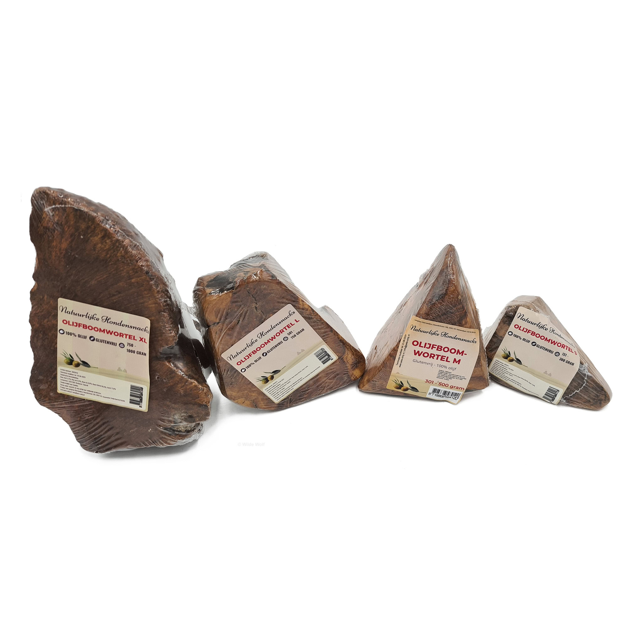 Olijfboomwortel per stuk 151-1000g - Lamphen