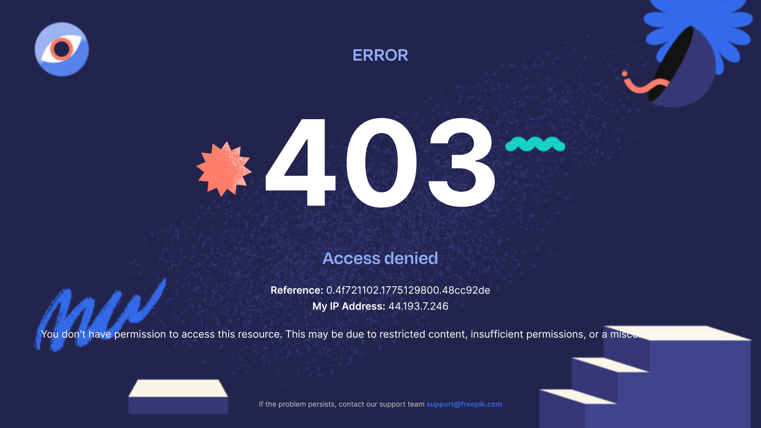 Freepik AI image generator with stock-style output