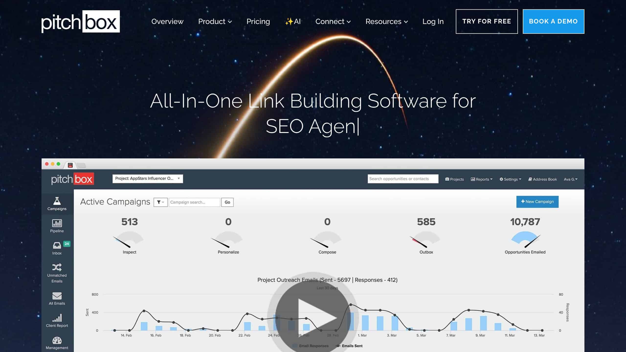 Pitchbox outreach and link building automation platform