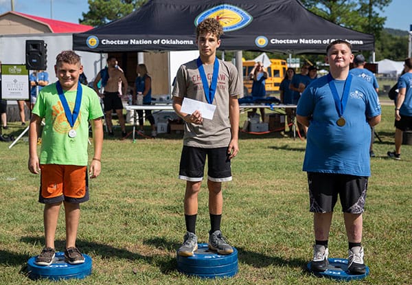 Alex Elrod, Skyler Beasley and Isaish Elrod