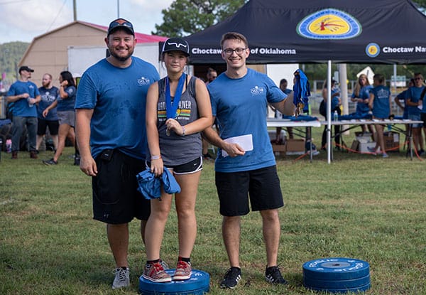 Chase Henson, Annalina Leos and Justin Jernigan