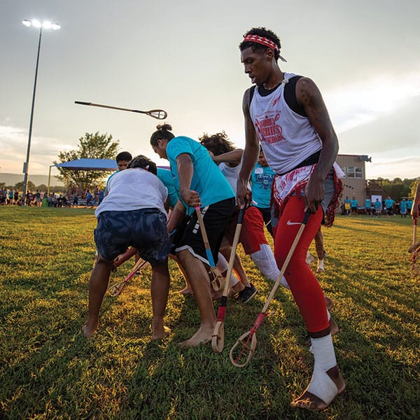 Bok Chito and Chikasha Toli players