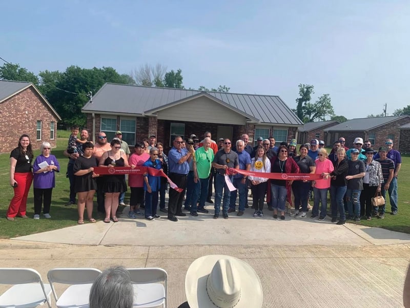 Affordable Rental Homes ribbon-cutting ceremony in Spiro