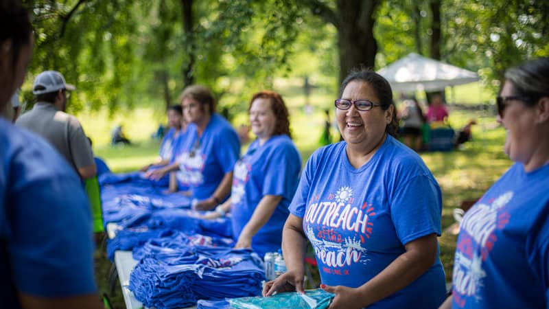 Outreach at the Beach