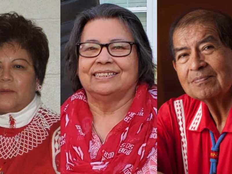 Brenda Samuels, Virginia Espinoza and Curtis Billy