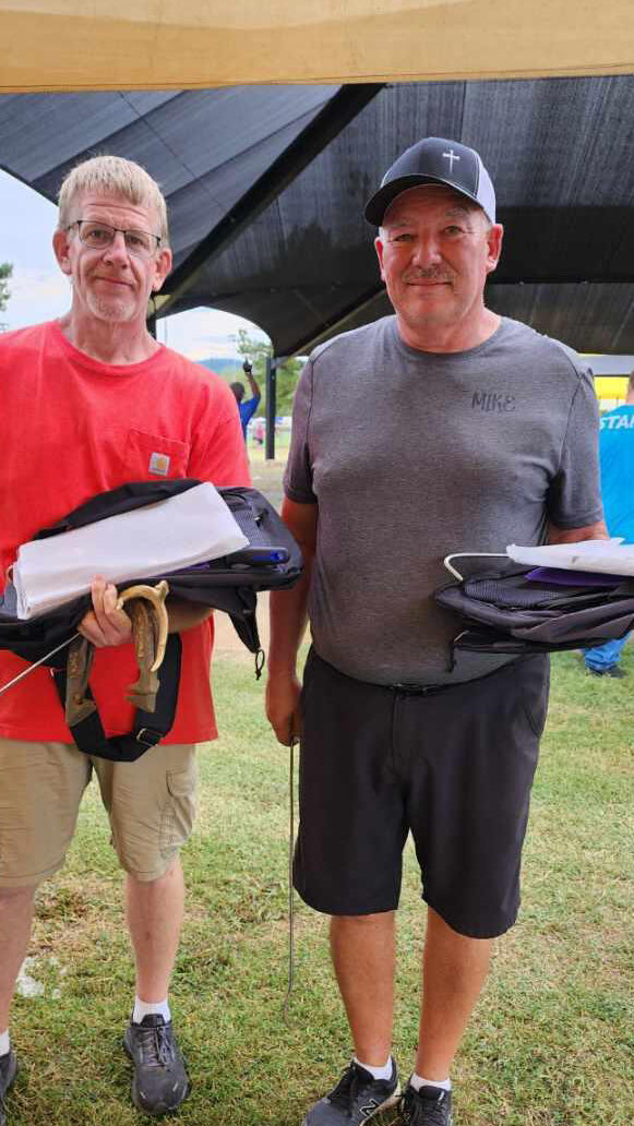 Men's Doubles First Place: Mike Mings and Nicky Slabaugh Second Place: Dewight Cubit and EllisTaylor