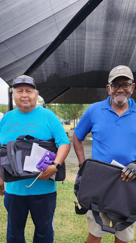 Men's Doubles First Place: Mike Mings and Nicky Slabaugh Second Place: Dewight Cubit and Ellis Taylor
