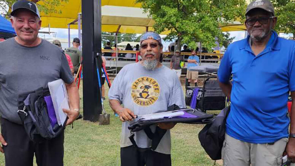 Men's Singles First Place: Mike Mings Second Place: Belvin Frazier and Third Place: Dewight Cubit