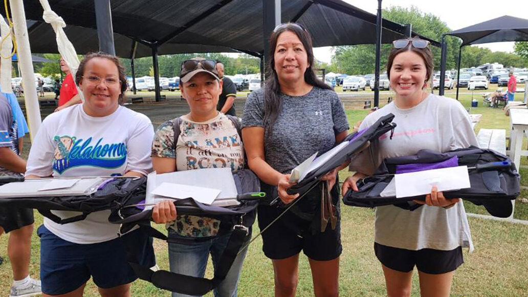 Women's Doubles First Place: Kisha Bohanan and Stephanie Bohanan Second Place: Kelsie Easlon and Patricia Bohanan