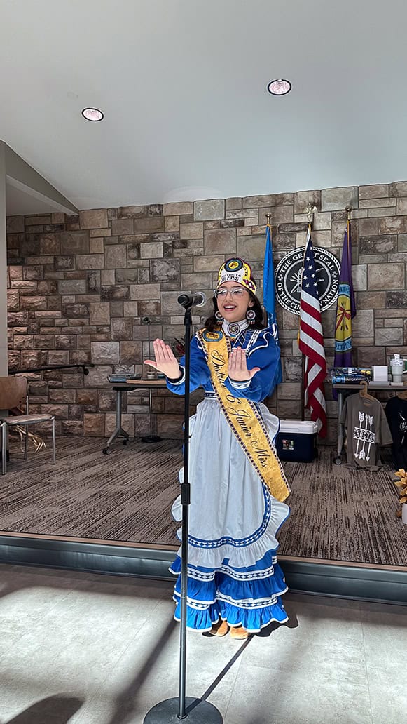 People enjoy their community meals at the Choctaw Nation Community Centers.
