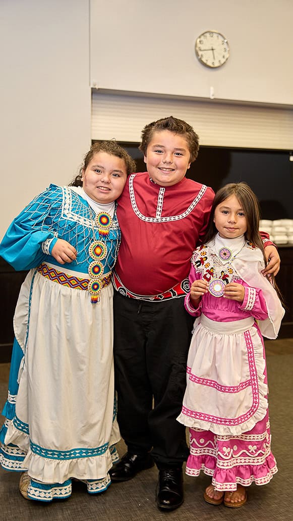 People enjoy their community meals at the Choctaw Nation Community Centers.