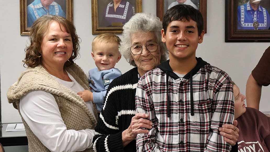 People enjoy their community meals at the Choctaw Nation Community Centers.