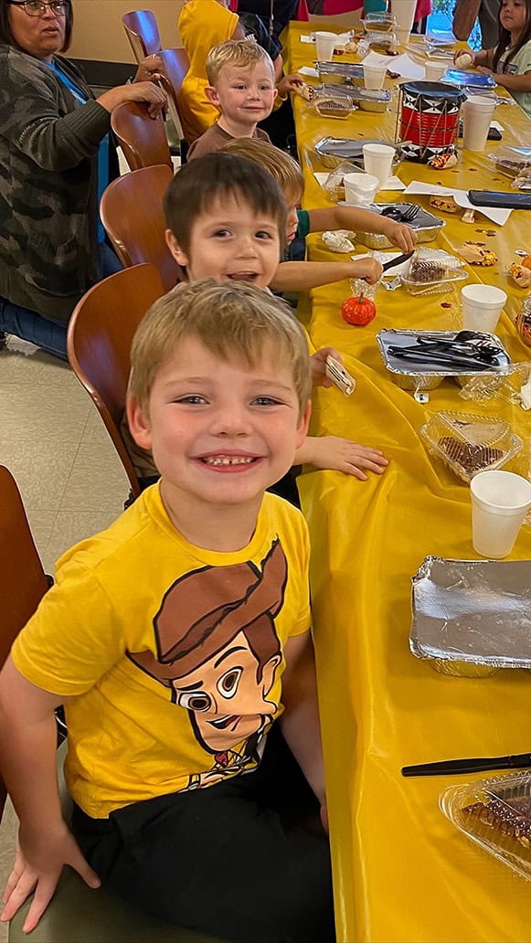 People enjoy their community meals at the Choctaw Nation Community Centers.