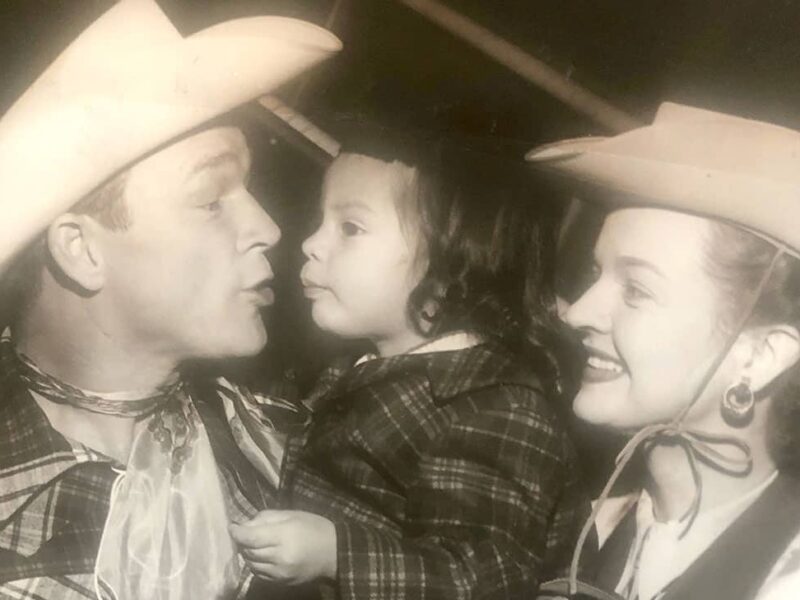 Roy Rogers and Dale Evans with their daughter Dodie
