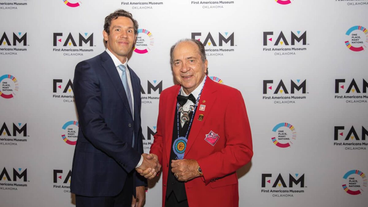 Sam Brandford and Johnny Bench