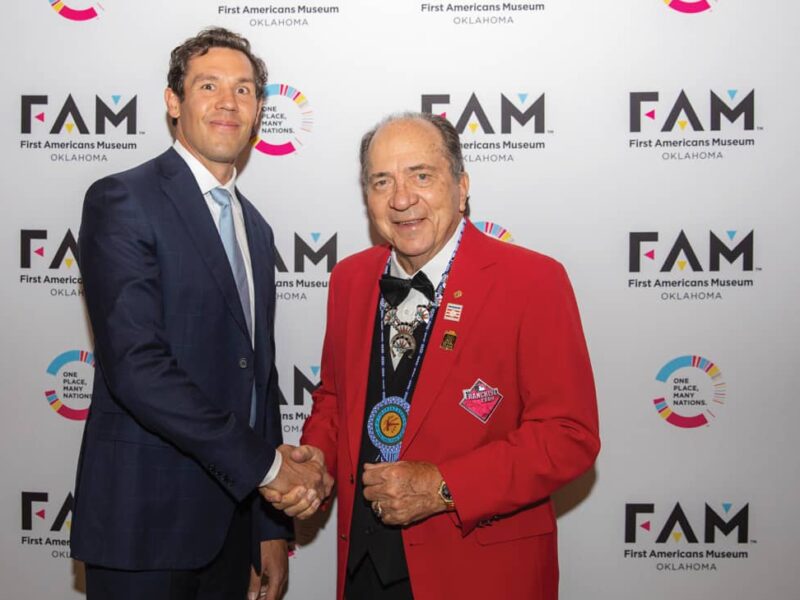 Sam Brandford and Johnny Bench