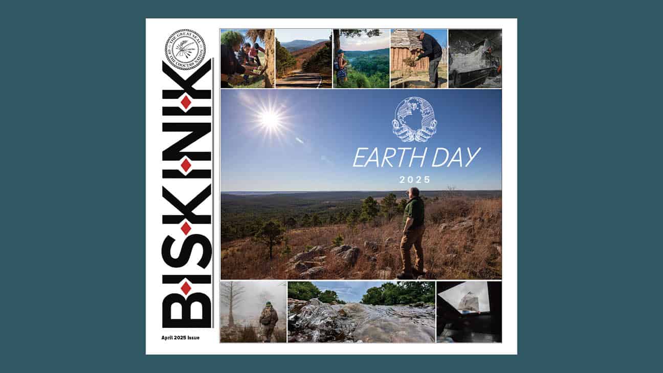 April 2025 Biskinik cover photo showing the Biskinik title with a collage of outdoor photos.