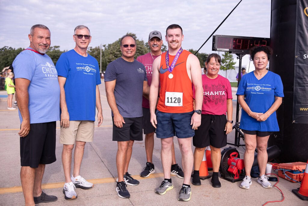 Labor Day 5k age group winner.