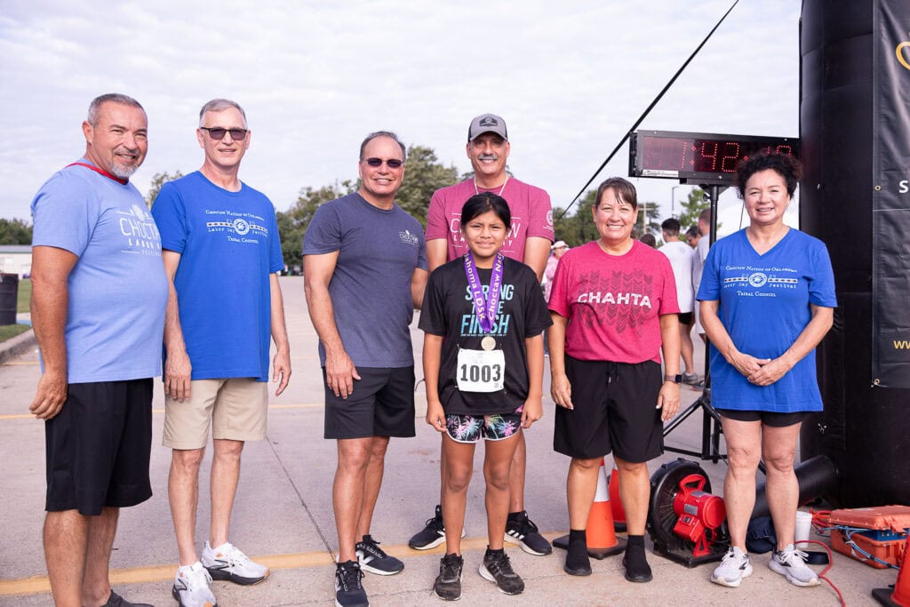 Labor Day 5k age group winner.