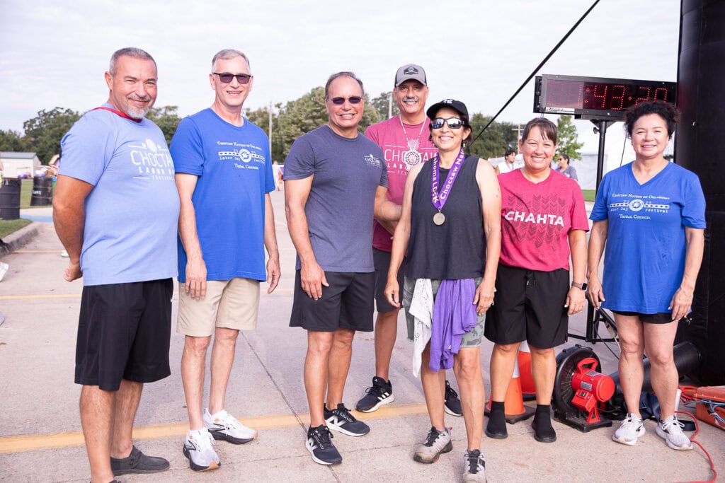 Labor Day 5k age group winner.