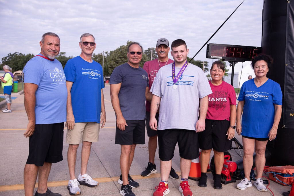 Labor Day 5k age group winner.