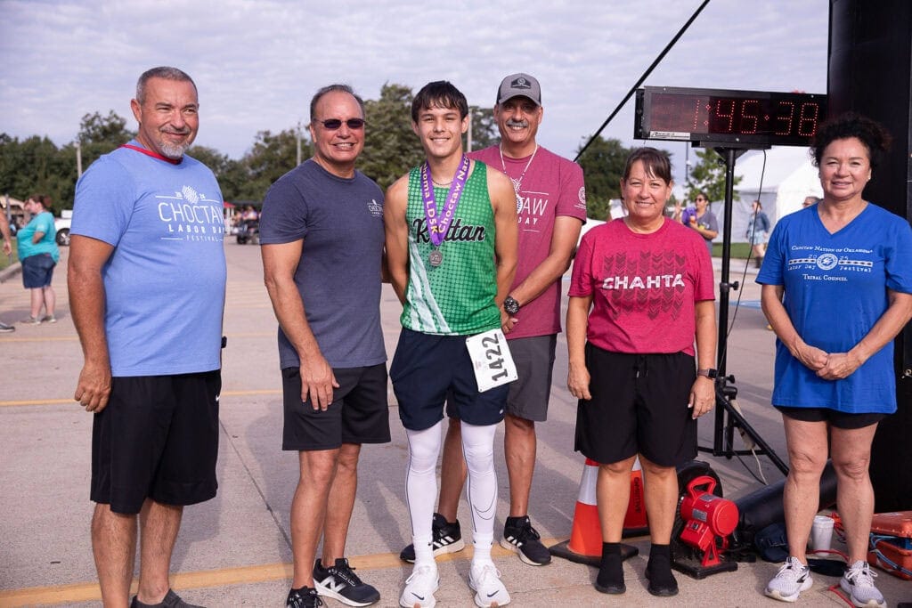 Labor Day 5k age group winner.