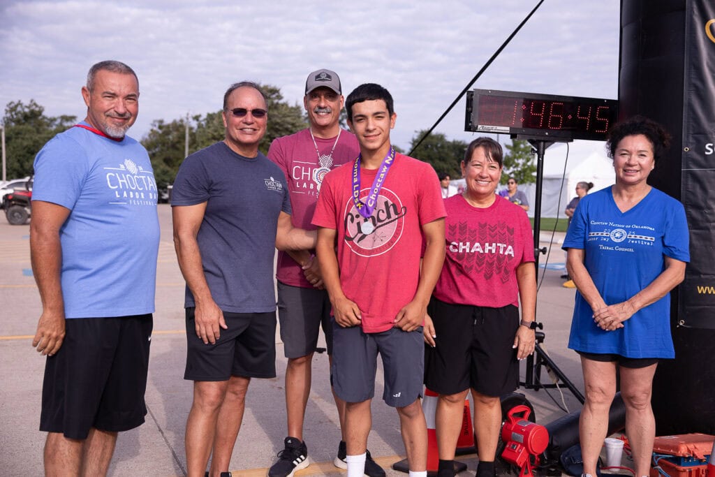 Labor Day 5k age group winner.