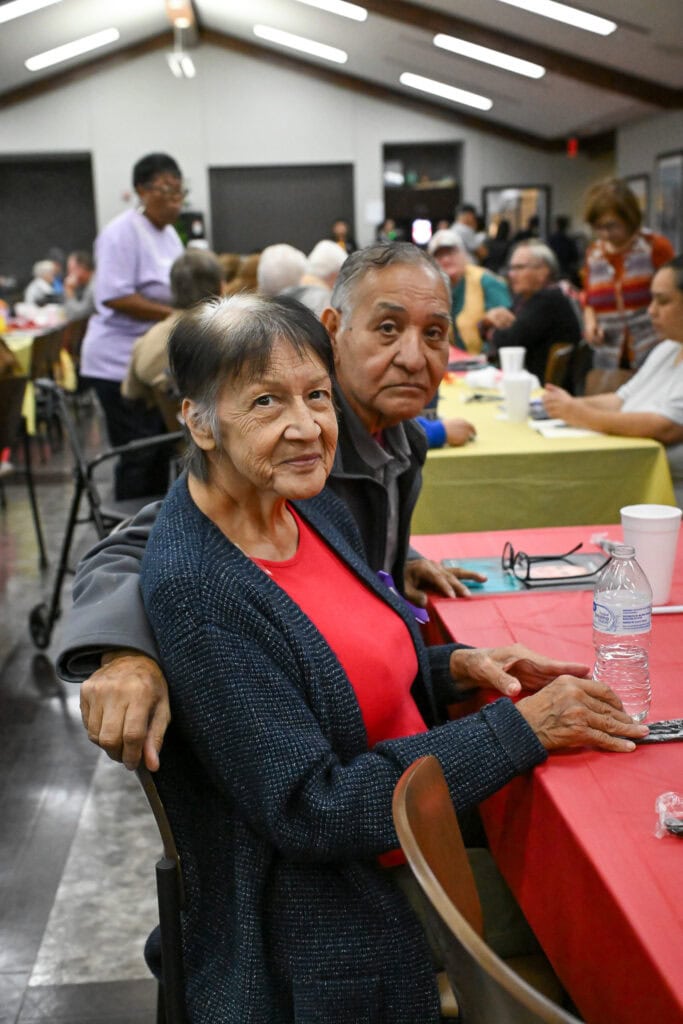 Atoka seniors smile for a photo.