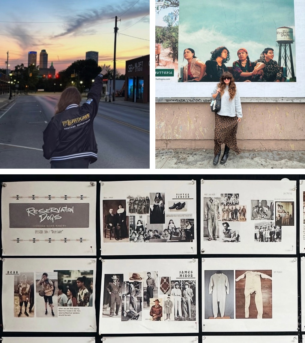 A group of photos with Alyssa Blair Cawthorn and some of her work.