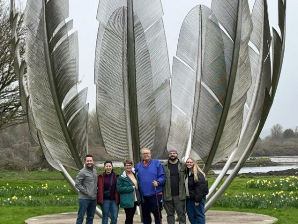 Cole family visits Kindred Spirits