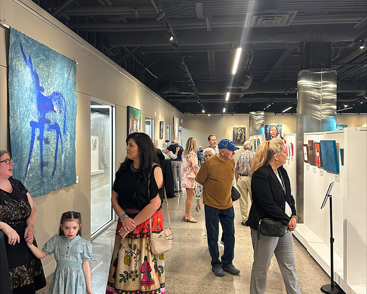 Choctaw art exhibition at Fort Smith gallery, showcasing tribal craftsmanship and cultural heritage.