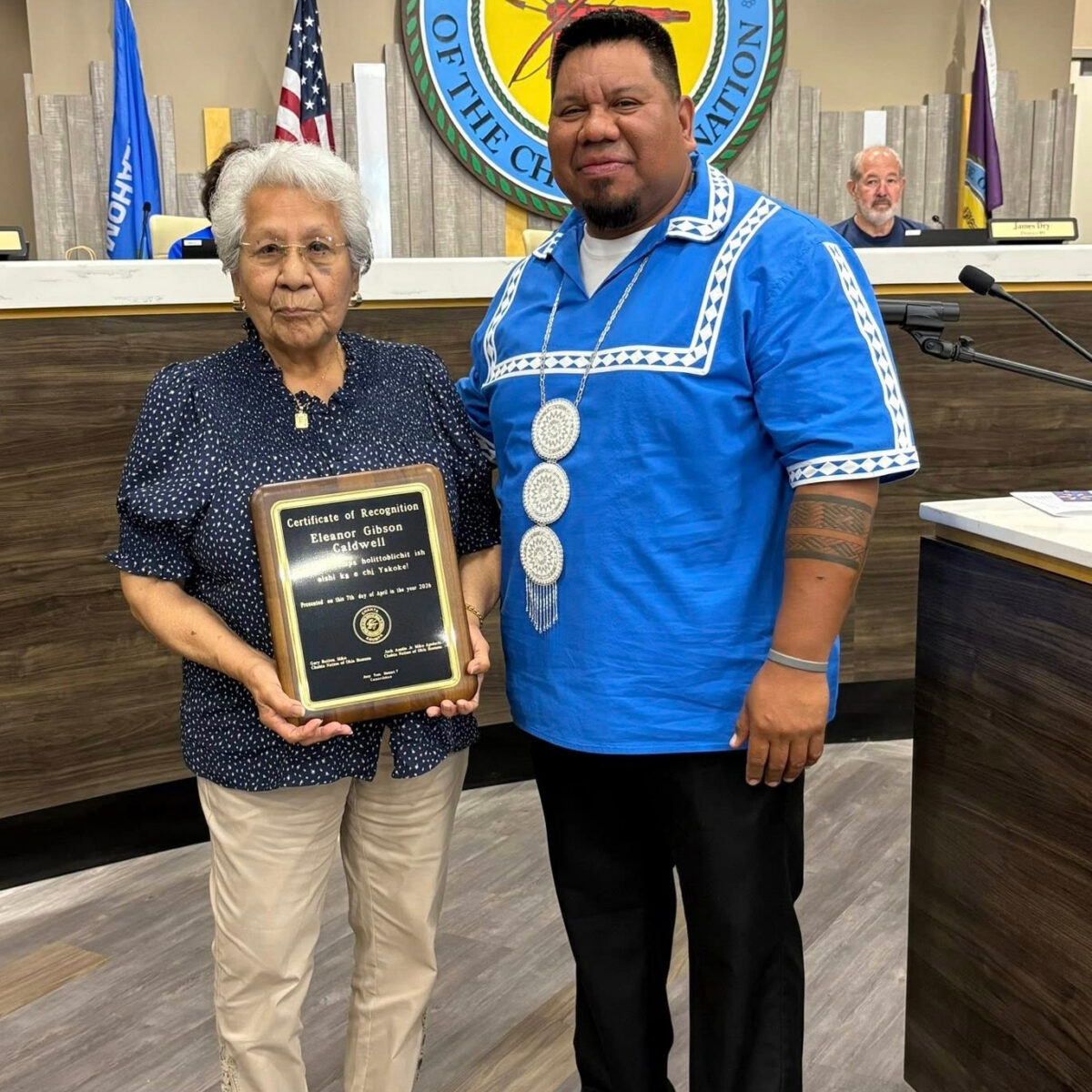 Caldwell is April First Language Speaker of the Month