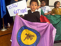 Parks displays his Choctaw pride at nationality parade
