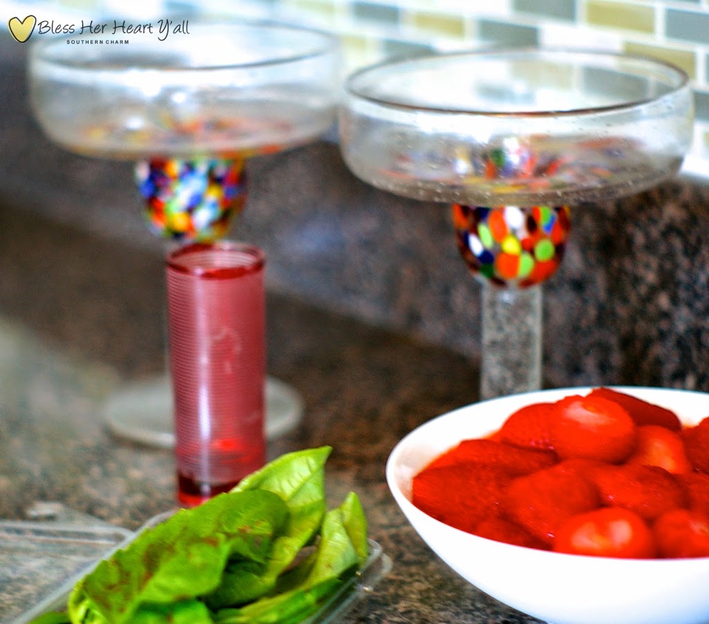 strawberry basil margaritas