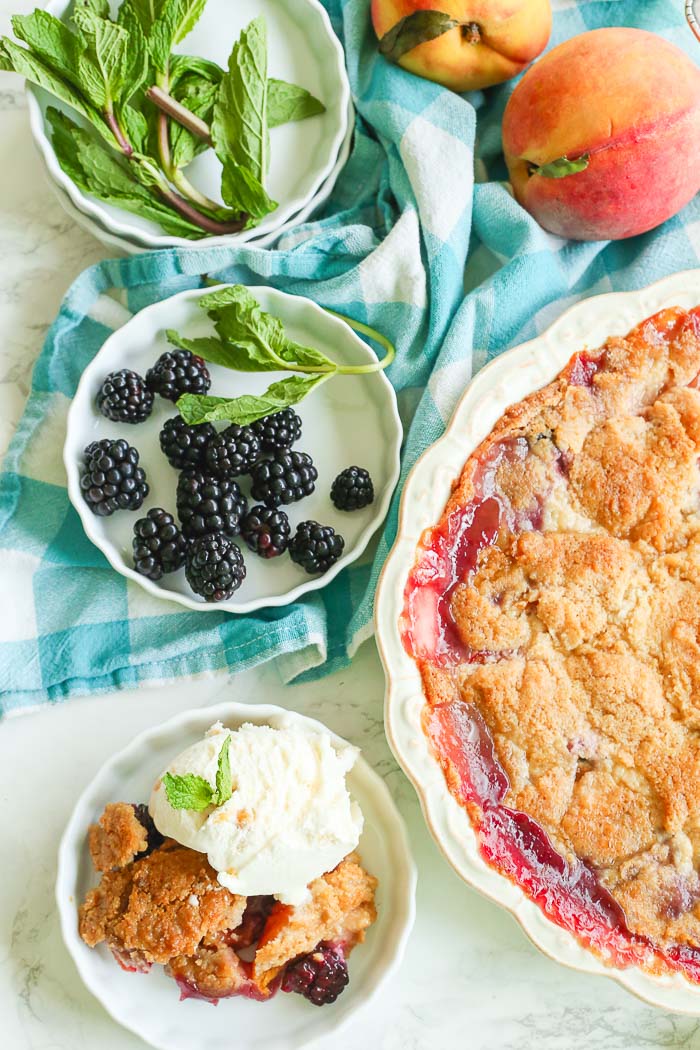 Gluten-Free Blackberry Cobbler