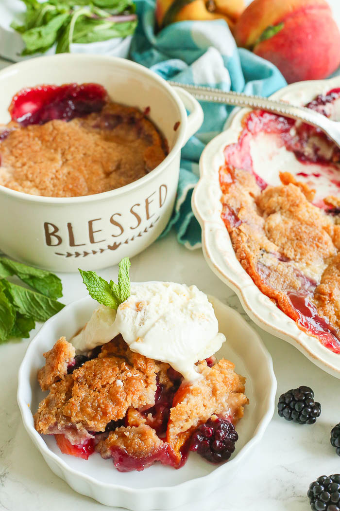 Gluten-Free Blackberry Cobbler