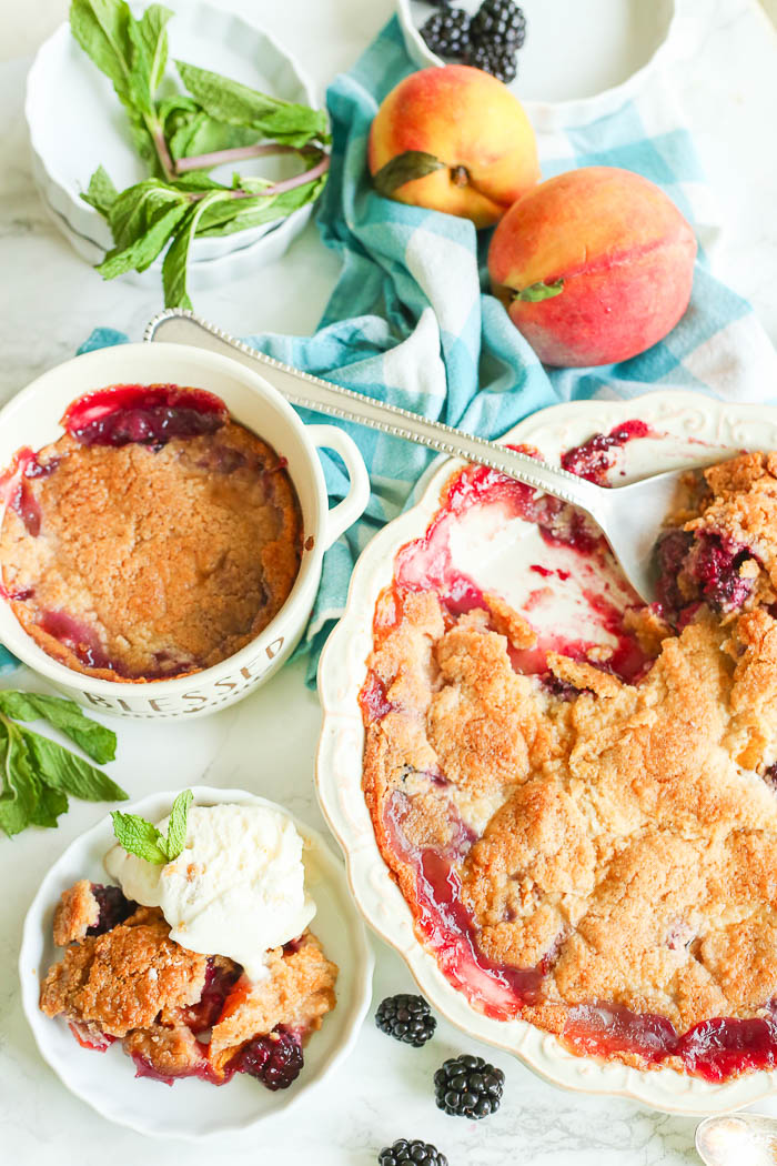 Gluten-Free Blackberry Cobbler