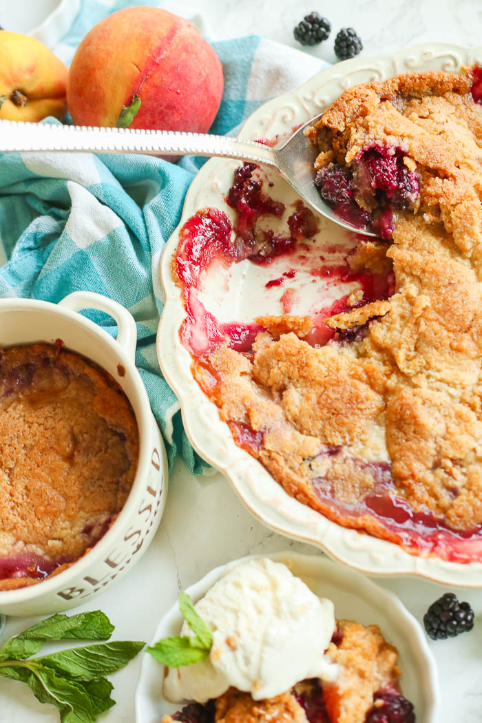 Gluten-Free Blackberry Cobbler