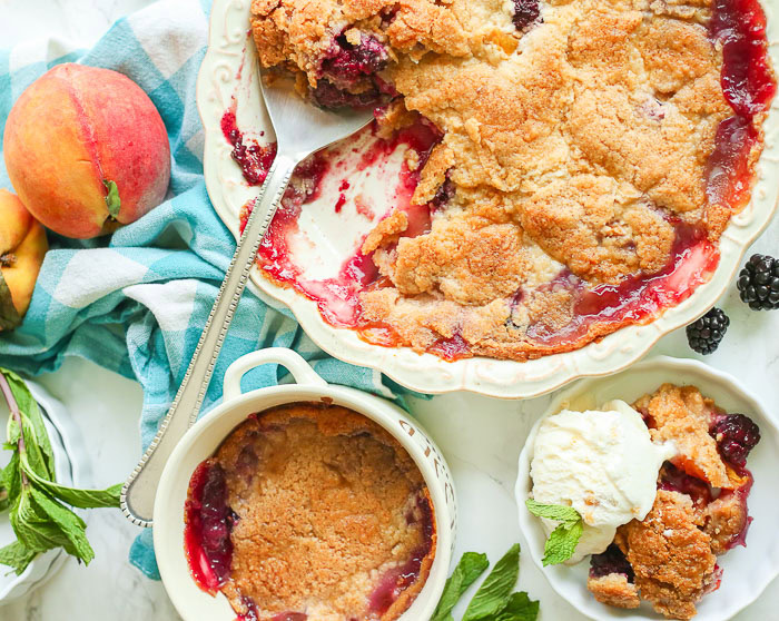 Gluten-Free Blackberry Cobbler