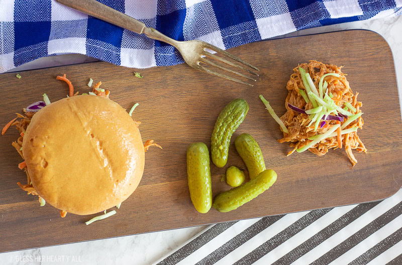 gluten-free crock pot shredded BBQ chicken recipe