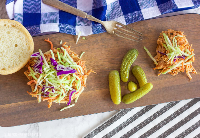 gluten-free crock pot shredded BBQ chicken recipe