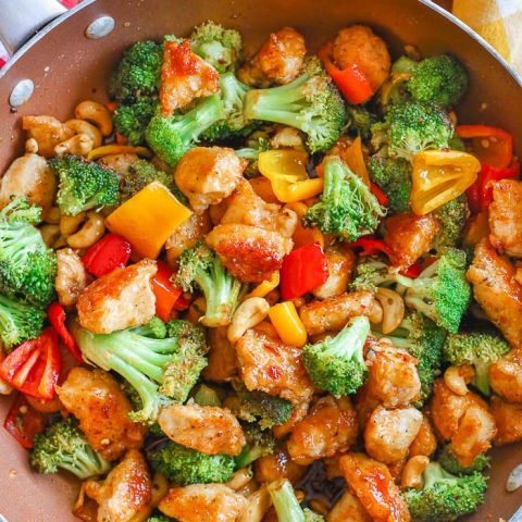 Honey Thai Cashew Chicken