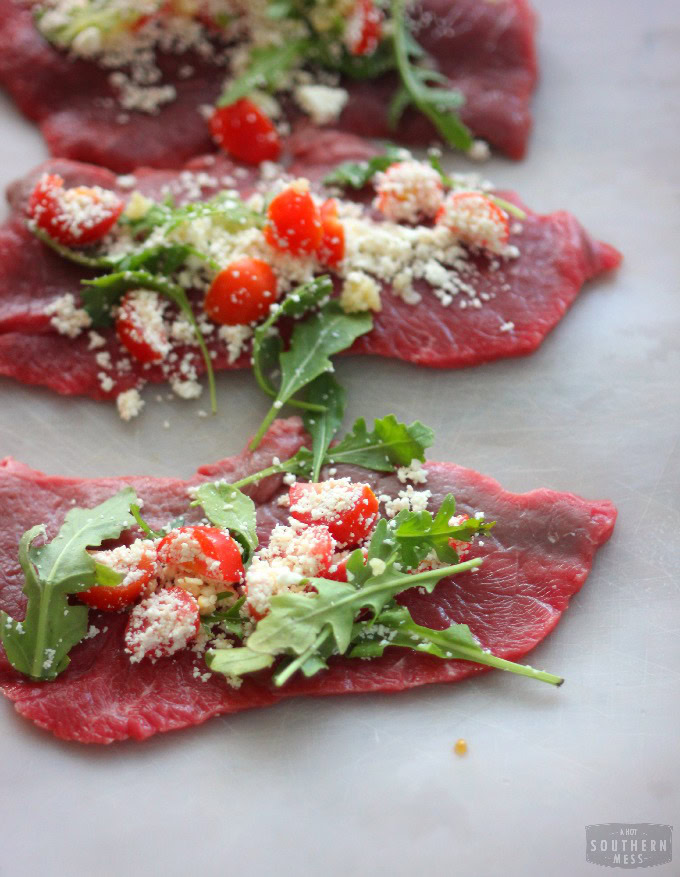 In under 30 minutes, you can prepare this delicious steak goodie that tastes even better than any restaurant could do! This Spicy Cotija Steak Pinwheel recipe is so easy that anyone can do it!