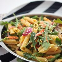 Sweet And Spicy Summer Garden Pasta