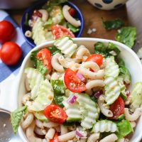 Cucumber Pasta Salad