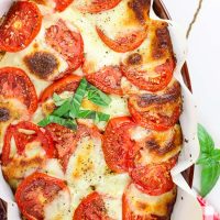 What an easy and lightened up casserole that's perfect for summer! This is the best casserole I've had! A cheesy caprese quinoa casserole with fresh juicy tomatoes, soft melted mozzarella cheese, fluffy protein-packed quinoa, and delicious basil pieces. Thrown in the oven to melt the flavors together and then drizzled with a simple balsamic reduction to make a caprese casserole masterpiece that anyone can make for an easy weeknight meal. www.ahotsouthernmess.com