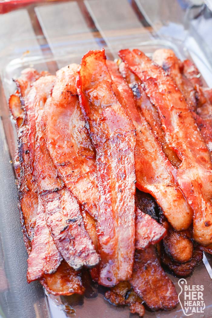 grilled barbecue BBQ bacon 