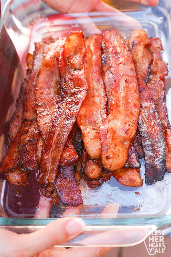 grilled barbecue BBQ bacon 