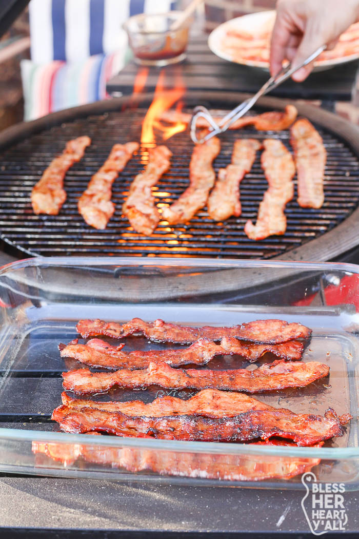 grilled barbecue BBQ bacon 